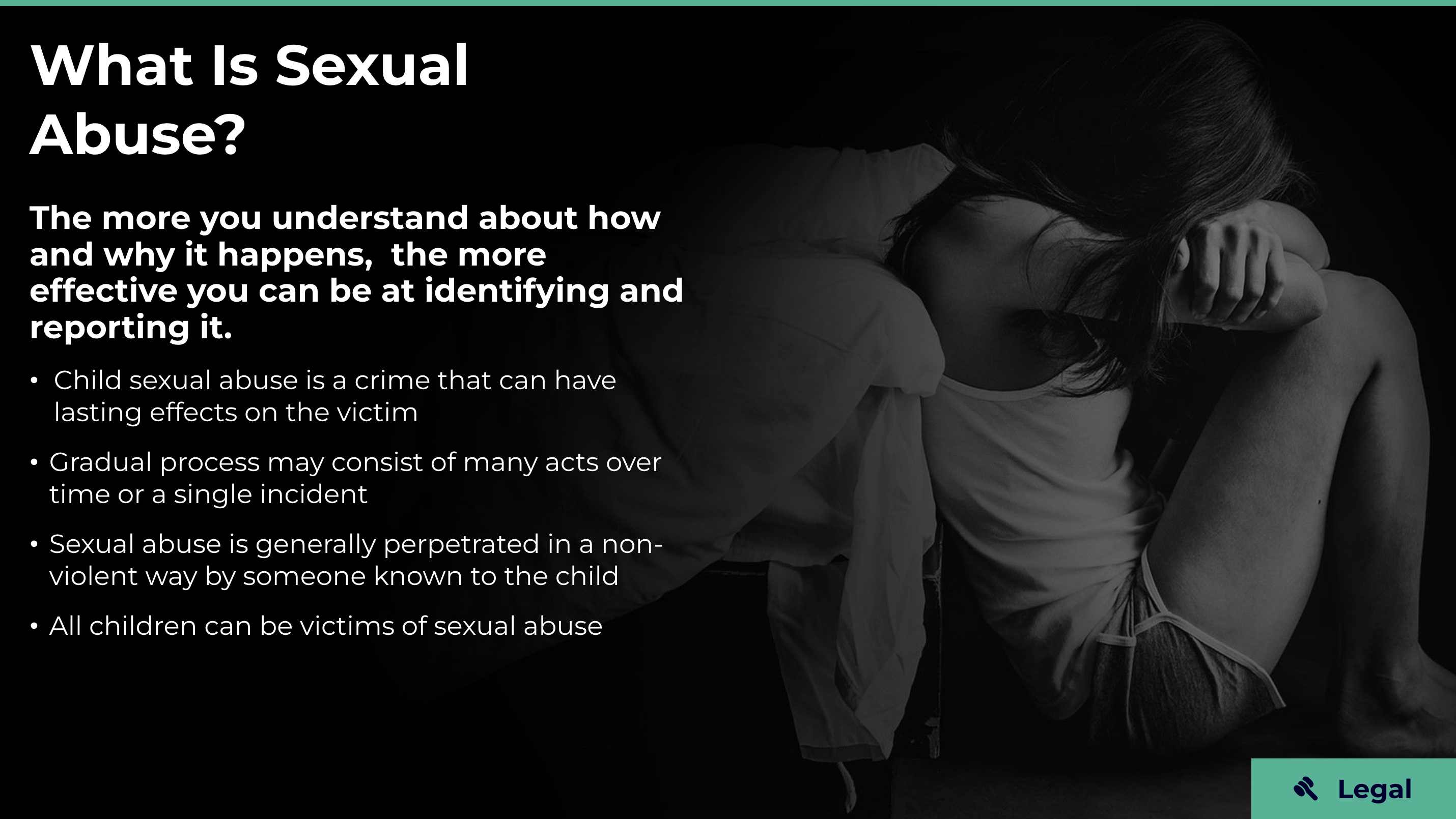 What Is Sexual Abuse lesson screen